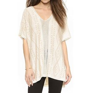 Ella Moss “Casita” poncho sweater, size XS/S
